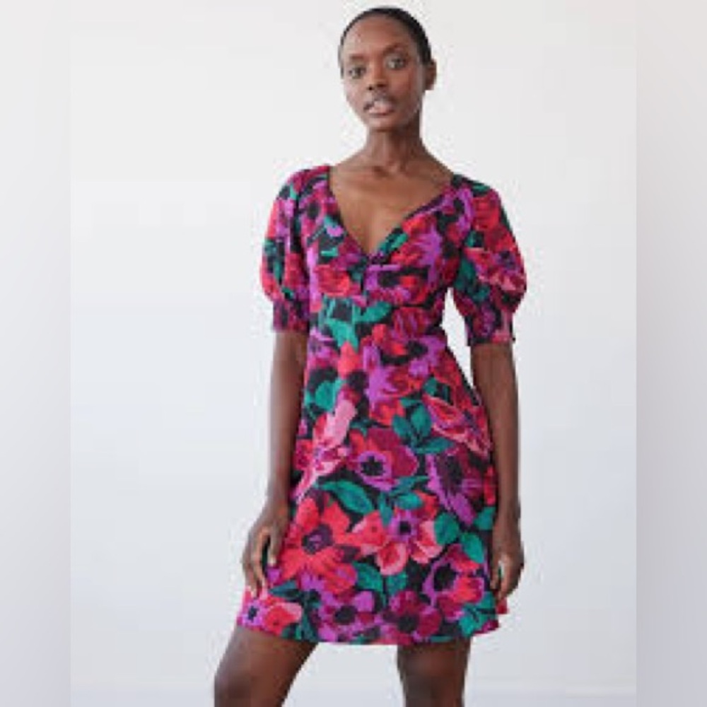 Reitmans 2x floral midi dress